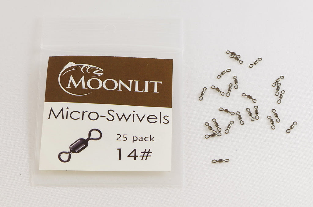 25 Micro-Swivels — Leland Fly Fishing