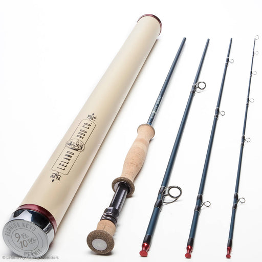 Eagle Claw Powerlight IM-7 5 Weight Fly Rod, 4 Piece, Yellow, 9