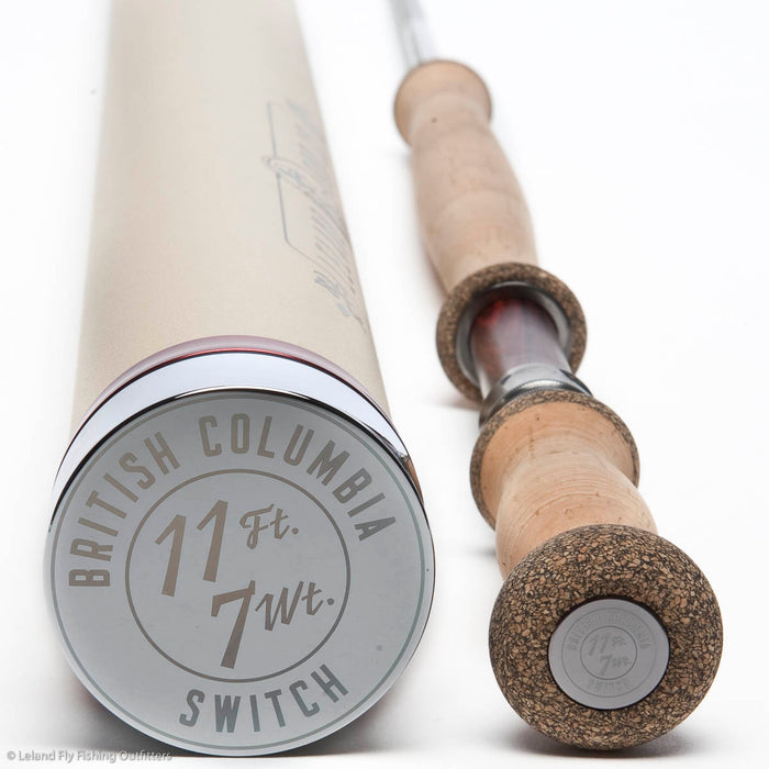 British Columbia Switch Rod 7110-4 11' 7wt Leland Fly Fishing British Columbia Switch Rod 7110-4 11' 7wt Leland Fly Fishing